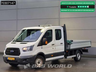 Ford Transit 105pk Dubbel Cabine Open Laadbak Trekhaak Airco Parkeersensoren Euro6 Pritsche Pickup Open in vendita da BAS World B.V.