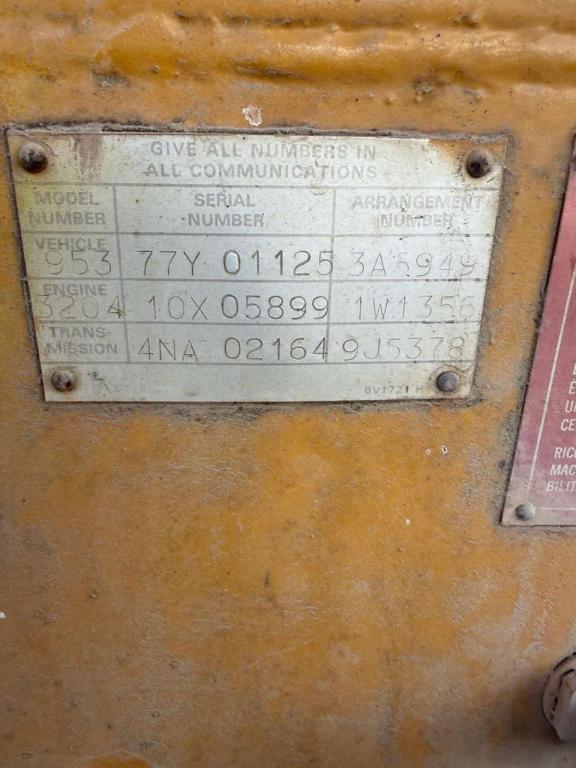 Caterpillar 953 Foto 5