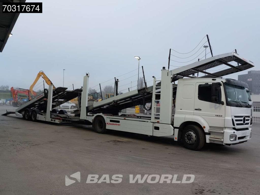 Mercedes-Benz Axor 1833 4X2 Kassbohrer SSV-01 car transporter combi 3-pedals Full Air Euro 3 Foto 13