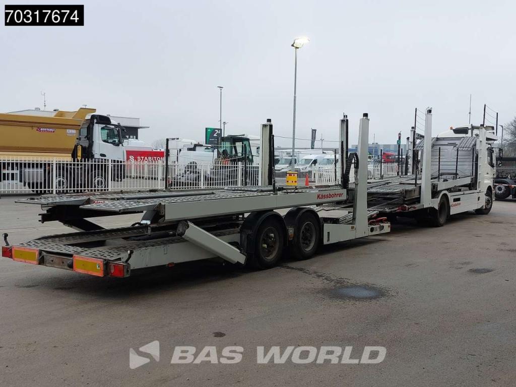 Mercedes-Benz Axor 1833 4X2 Kassbohrer SSV-01 car transporter combi 3-pedals Full Air Euro 3 Foto 19