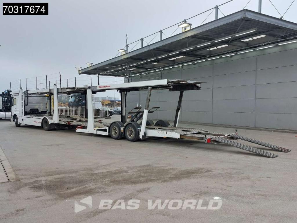 Mercedes-Benz Axor 1833 4X2 Kassbohrer SSV-01 car transporter combi 3-pedals Full Air Euro 3 Foto 2