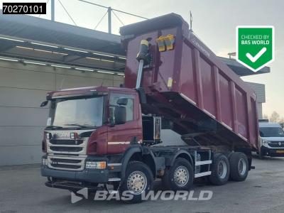 Scania P410 8X4 28m3 KH Kipper Big-Axle Steel suspension Euro 6 in vendita da BAS World B.V.
