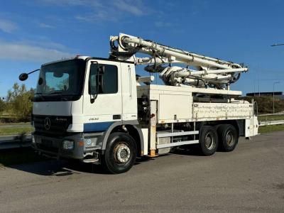 Mercedes-Benz Actros 2632 6x4 with Putzmeister BSF 24-4 11 24m concrete pump in vendita da Big Machinery