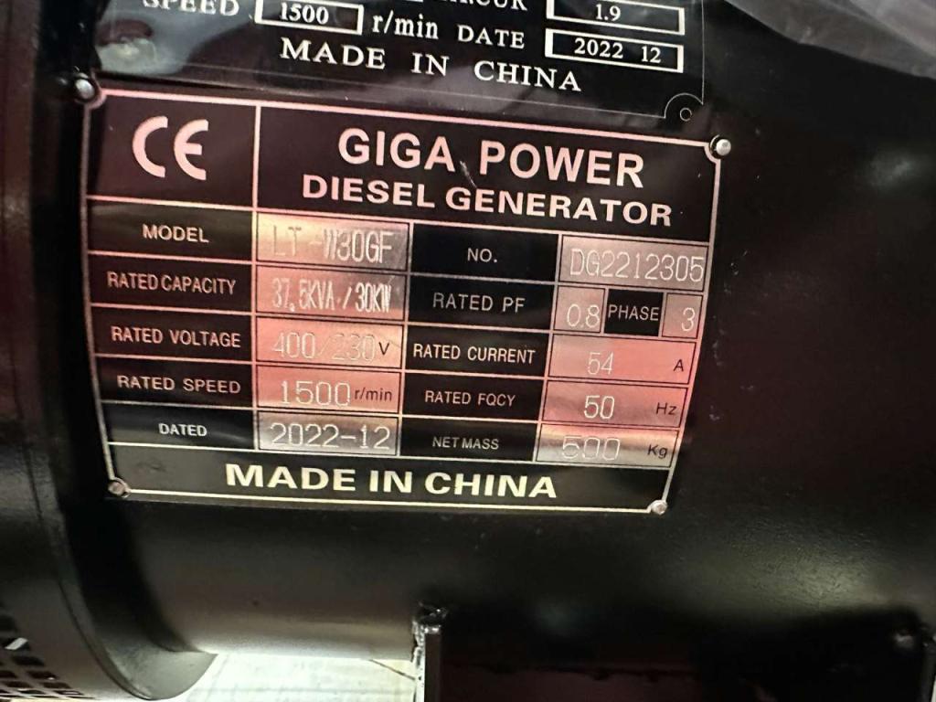 Giga Power LT-W30GF 37.5KVA open set Foto 7