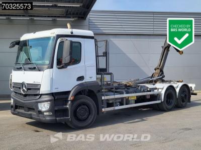 Mercedes-Benz Antos 2543 6X2 Marrel 18t Hooklift Retarder Lift+Steering Axle Euro 6 in vendita da BAS World B.V.