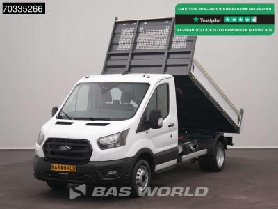 Ford Transit 165pk Kipper Dubbellucht 3,5t Trekhaak Airco Camera Euro6 Tipper Benne Kieper Airco Trekhaa in vendita da BAS World B.V.