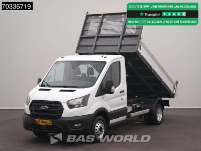Ford Transit 165pk Kipper Dubbellucht 3,5t Trekhaak Airco Camera Euro6 Tipper Benne Kieper Airco Trekhaa in vendita da BAS World B.V.