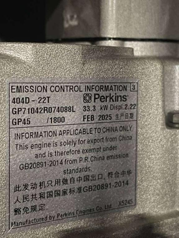 Perkins 404D-22TG - 28 kVA Generator - DPX-19801.1 Foto 15