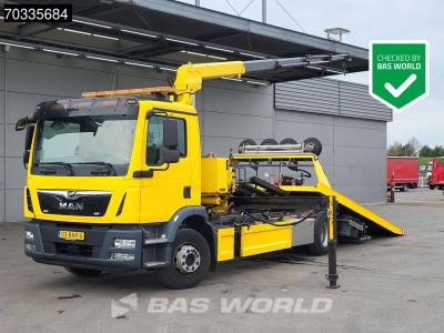 Man TGM 15.290 4X2 Abschleppwagen Recovery truck Winch MKG HMK 131 T Crane Euro 6 in vendita da BAS World B.V.
