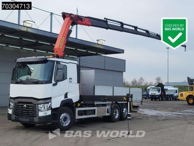 Renault C 520 C 6X2 PK 26002-EH 8x Extensions Lift+Steering Axle Crane Kran Euro 6 in vendita da BAS World B.V.