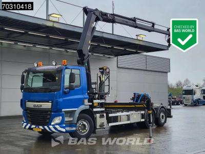 Daf CF 330 6X2 VDL 20-6200 Palfinger PK 22002-EH Kran Crane Lift+steering Axle Euro 6 in vendita da BAS World B.V.