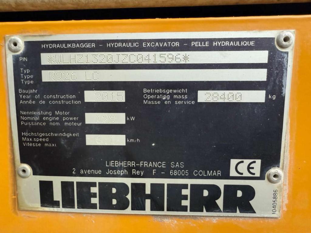 Liebherr R926LC Foto 12