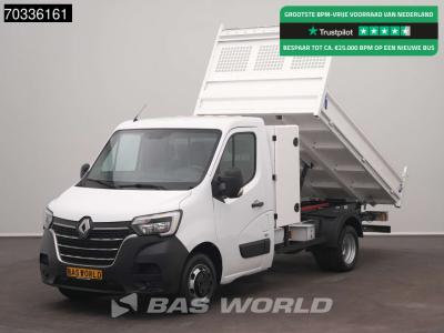 Renault Master 130PK Kipper Dubbellucht Kist Airco 3,5t Trekhaak Cruise Euro6 Benne Kieper Tipper Airco Tre in vendita da BAS World B.V.