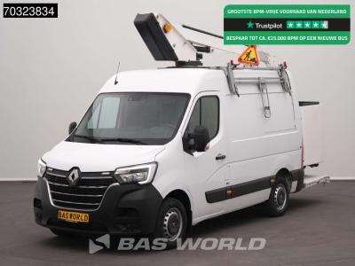 Renault Master 145PK Hoogwerker 11,3m Werkhoogte L2H2 LED Trekhaak Airco Cruise Camera Euro6 Hubarbeitsbühn in vendita da BAS World B.V.