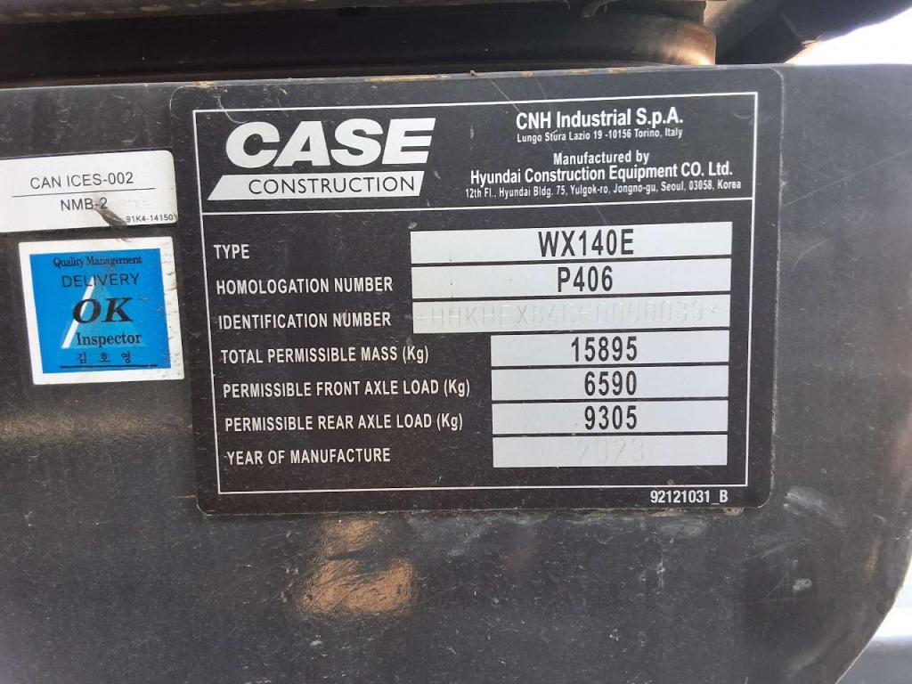 Case WX140E Foto 2