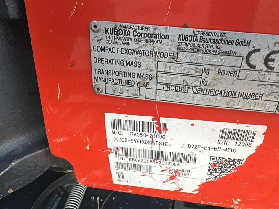 Kubota KX 008-5 Foto 4