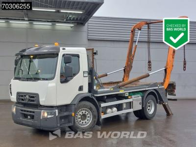 Renault D-Wide 380 4X2 14tons JOAB skiploader Air suspension Automatic ACC Euro 6 in vendita da BAS World B.V.