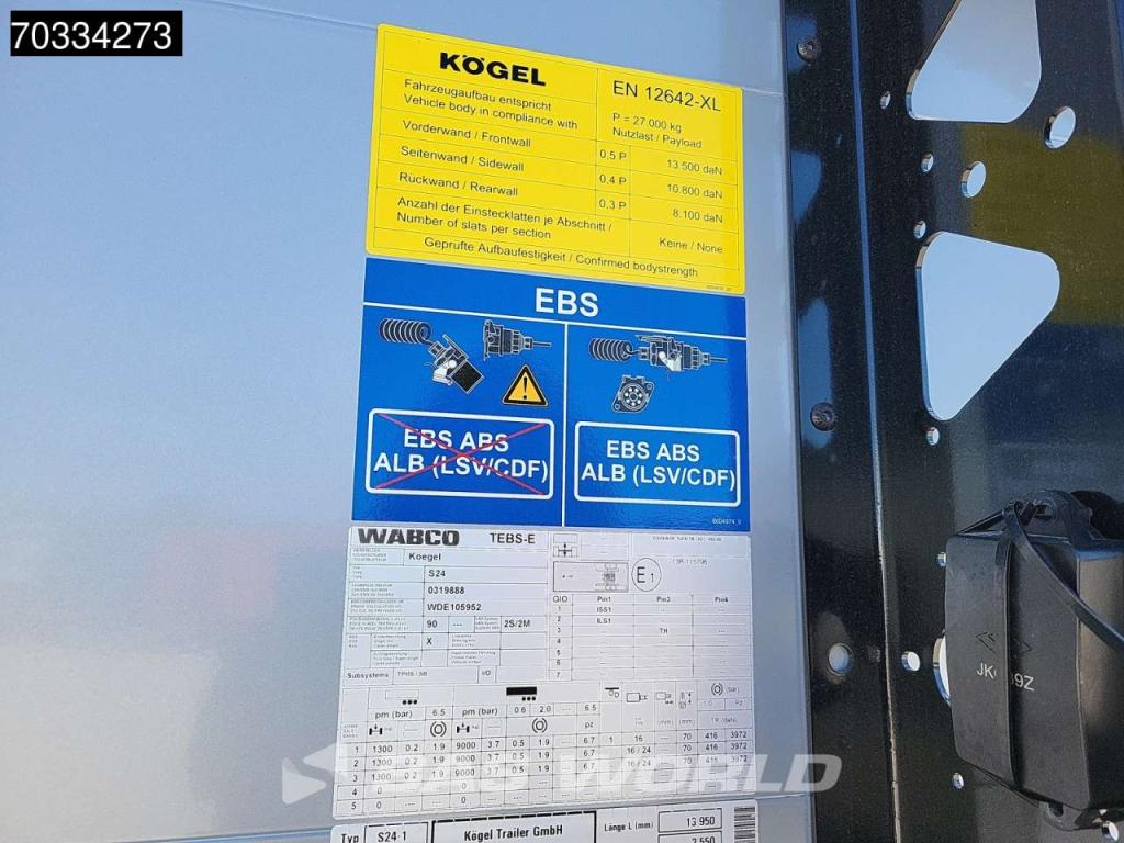 Kögel S24-1 MEGA Hefdak Schuifdak Liftas Foto 18