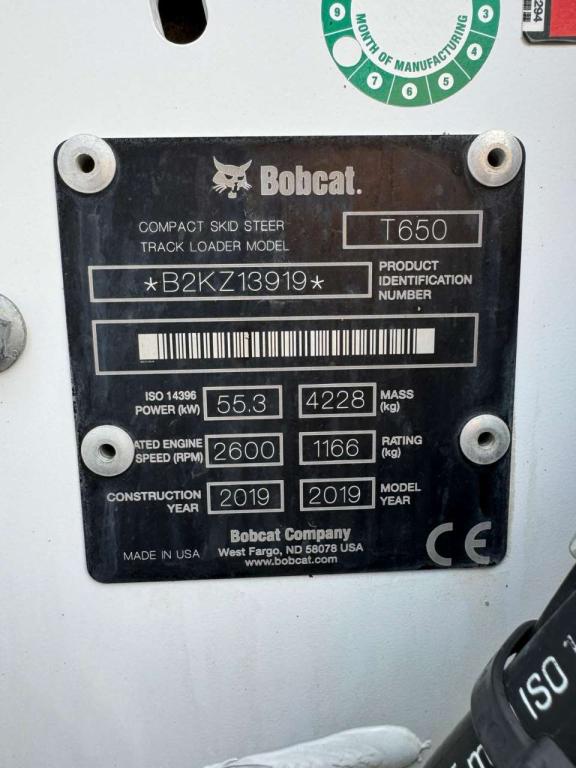Bobcat T650 Foto 7