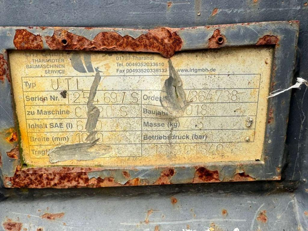 Verachtert Verachtert Excavation bucket 1000mm CW20/30/40S Foto 10