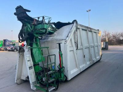 CONTAINER SCARRABILE USATO CON TETTO E GRU in vendita da Aurora Srl