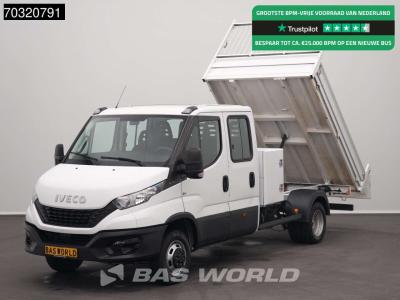 Iveco Daily 35C16 3.0L Dubbel Cabine met Kist Dubbellucht 3,5t Trekhaak Navi Airco Euro6 Tipper Benne Kie in vendita da BAS World B.V.