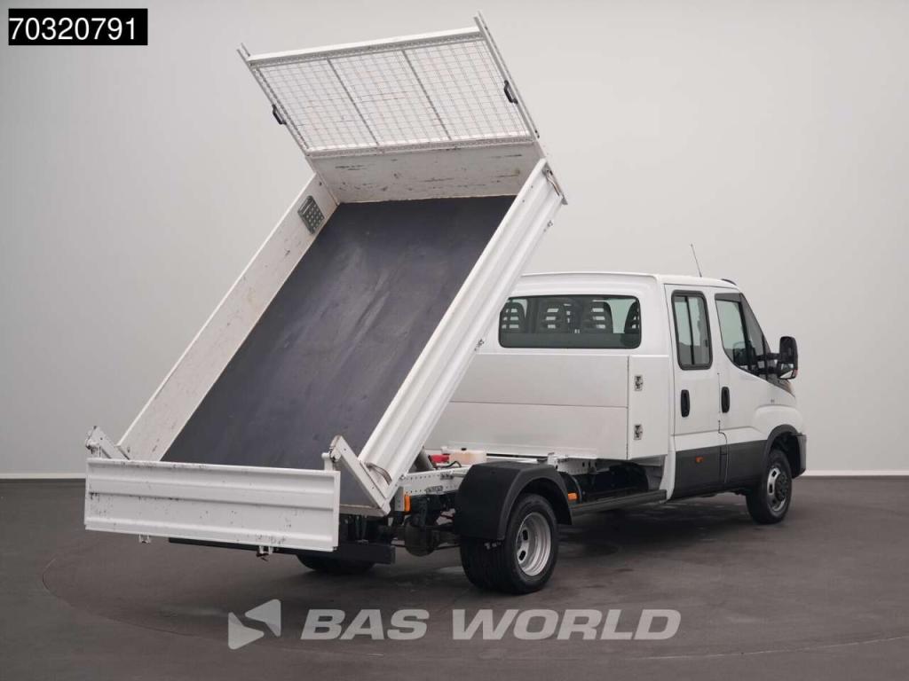 Iveco Daily 35C16 3.0L Dubbel Cabine met Kist Dubbellucht 3,5t Trekhaak Navi Airco Euro6 Tipper Benne Kie Foto 2