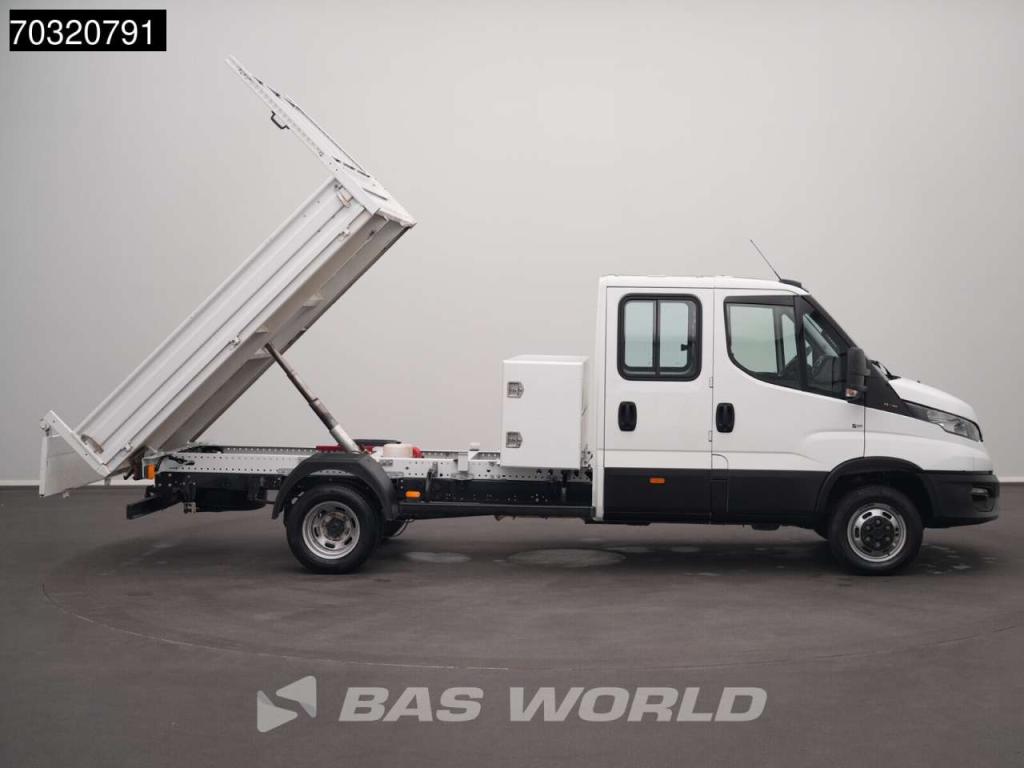 Iveco Daily 35C16 3.0L Dubbel Cabine met Kist Dubbellucht 3,5t Trekhaak Navi Airco Euro6 Tipper Benne Kie Foto 7