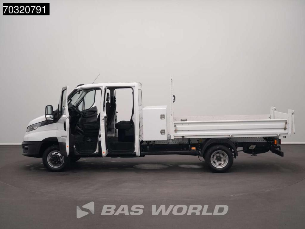 Iveco Daily 35C16 3.0L Dubbel Cabine met Kist Dubbellucht 3,5t Trekhaak Navi Airco Euro6 Tipper Benne Kie Foto 8