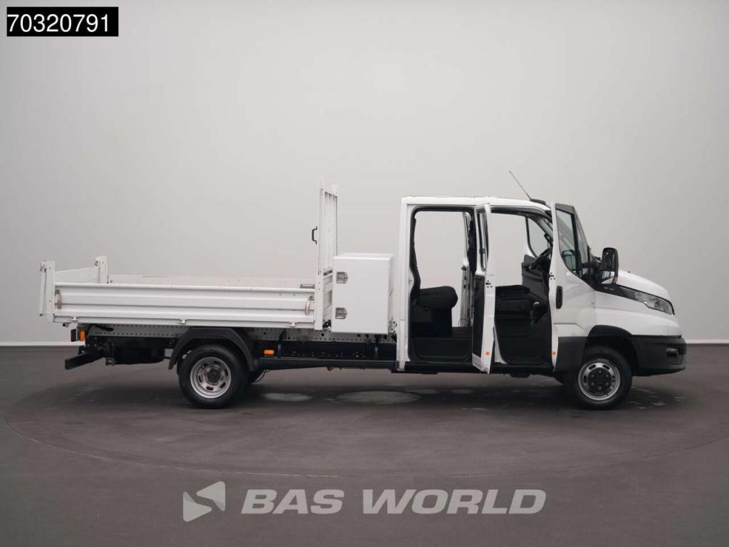 Iveco Daily 35C16 3.0L Dubbel Cabine met Kist Dubbellucht 3,5t Trekhaak Navi Airco Euro6 Tipper Benne Kie Foto 9