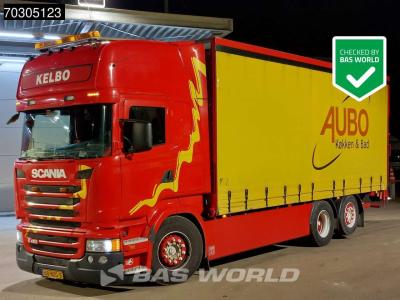 Scania R 450 R 6X2 Topliner Curtainsider 2500kg Ladebordwand Retarder Automatic Euro 6 in vendita da BAS World B.V.