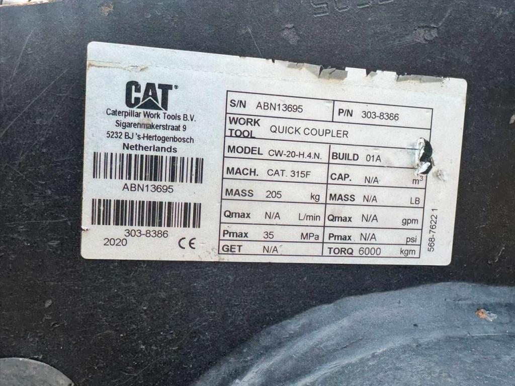 Caterpillar Quick coupler CW 20 H.4.N Foto 9