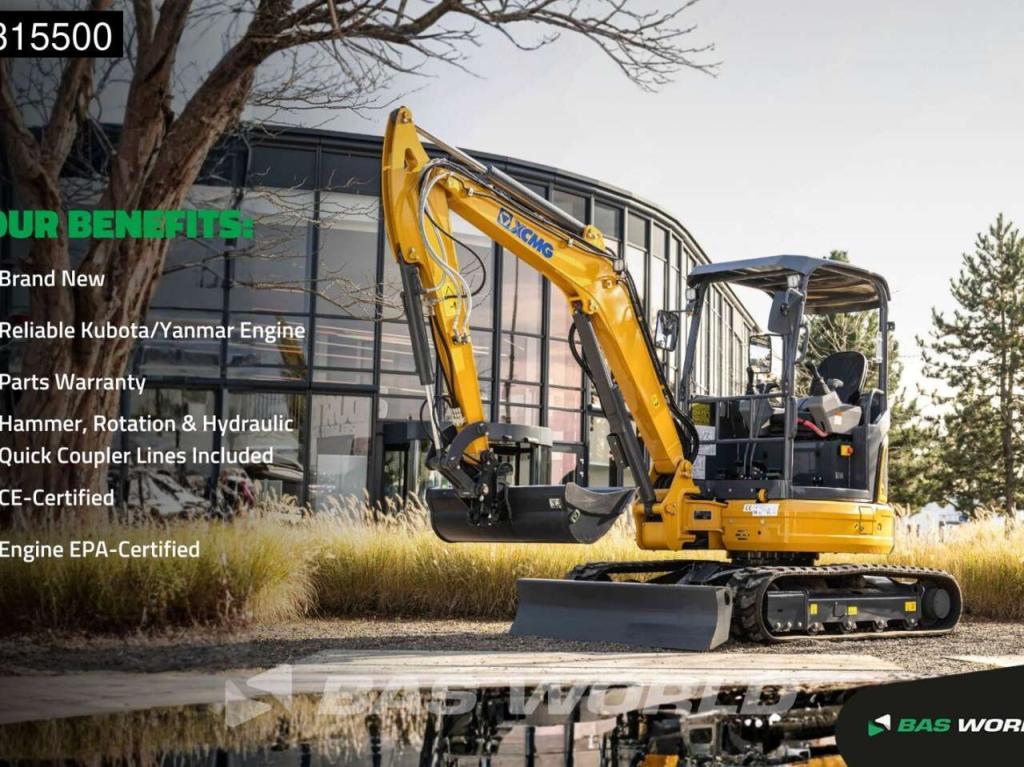 XCMG XE27 E FACTORY WARRANTY - CW/3 BUCEKTS - KUBOTA ENGINE Foto 2