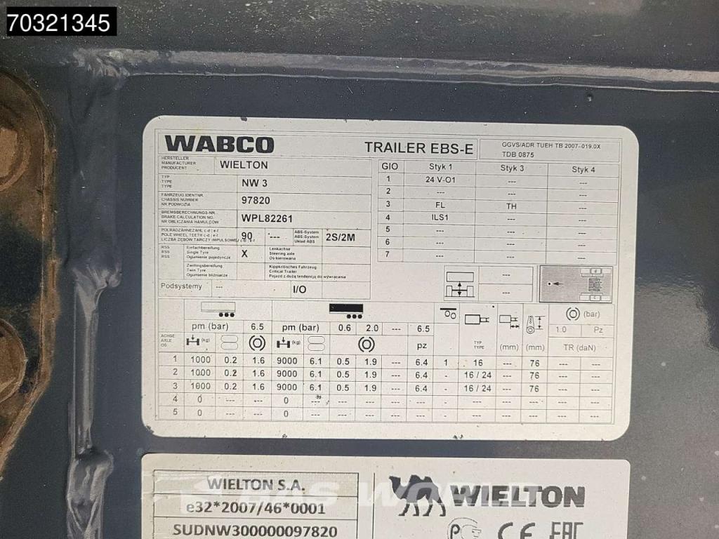 Wielton NW 3 Multi kappen Lift Axle ALU 30m3 Foto 30