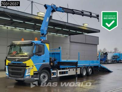 Volvo FM 410 FM 6X2 6x2*4 HMF 2120-K4 Crane + Ramps Euro 6 in vendita da BAS World B.V.