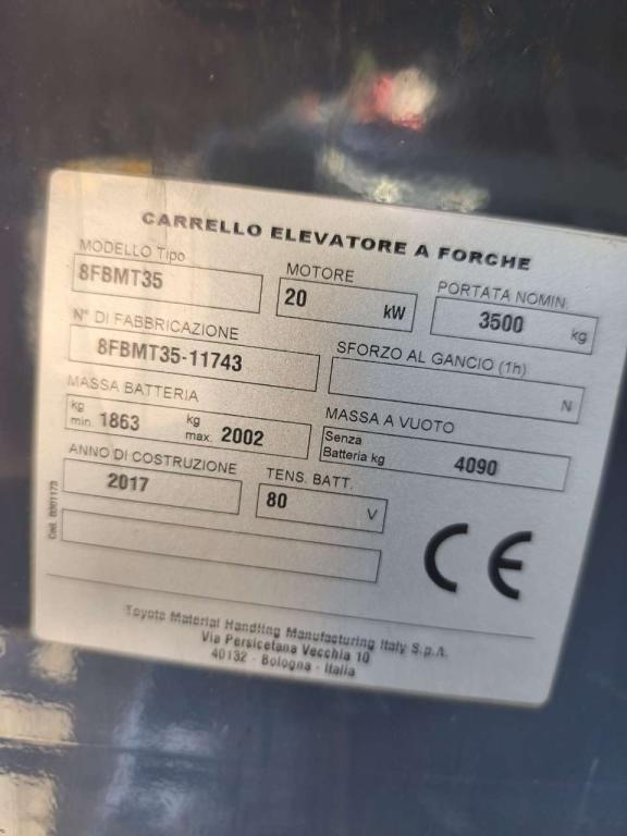 Toyota 8FBMT35 Foto 6