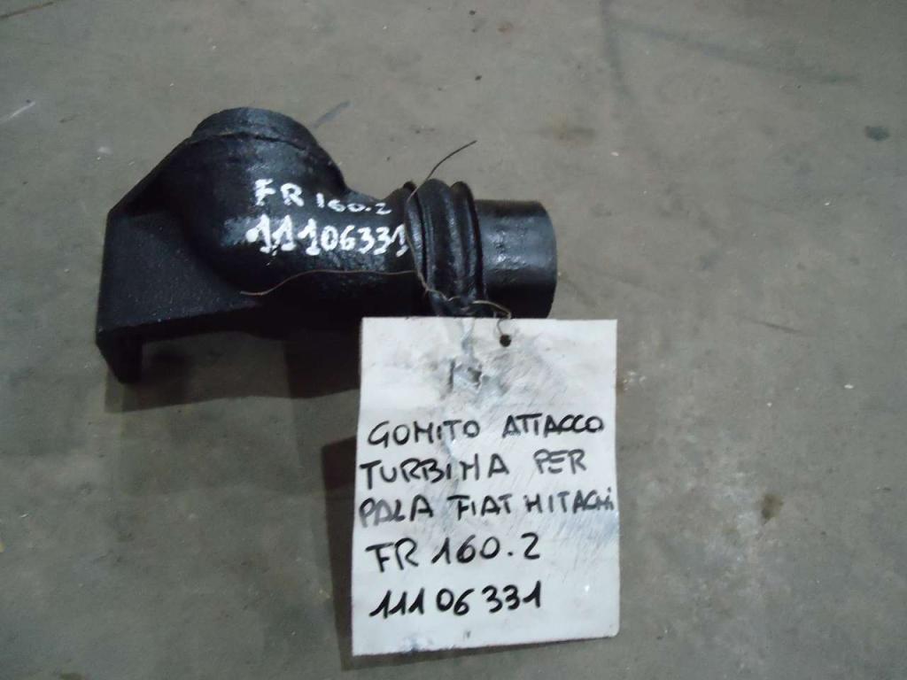 Gomito attacco turbina per Fiat Hitachi FR160.2 (CODICE 11106331) Foto 2