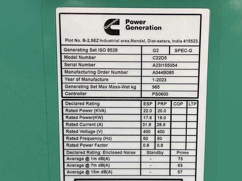 Cummins C 22 D 5 Foto 4
