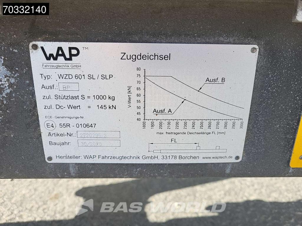 Wecon AKZ 218 2 axles Ladebordwand  Durchlaufsystem LBW Foto 30