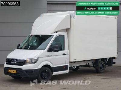 Man TGE 3.140 Laadklep Automaat Bakwagen Airco Cruise Camera Euro6 Meubelbak Koffer Airco Cruise contro in vendita da BAS World B.V.