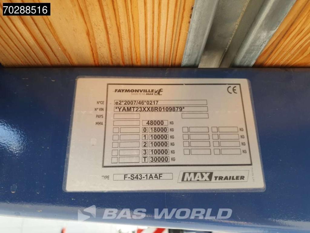 Faymonville MAX210-Z-3AA-13.60-22.5-2.54 3 axles 29M 2x extendable 3x steering axle twistlocks Foto 25