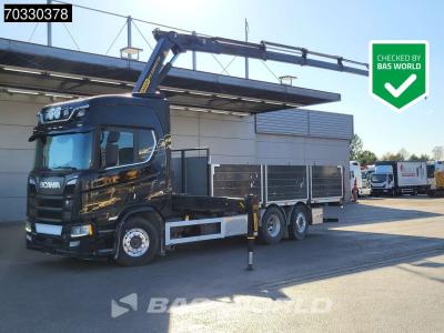 Scania R580 6X2 Palfinger PK23002 SH-E Kran Crane Remote Full Air Lift-Axle Retarder Euro 6 in vendita da BAS World B.V.