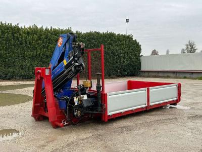 CONTAINER SCARRABILE NUOVO A PIANALE CON GRU in vendita da Aurora Srl