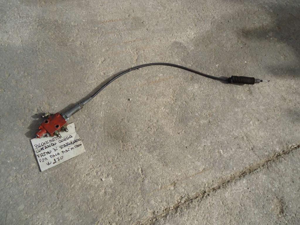 Comando freno a mano per Fiat Hitachi W270 Foto 3