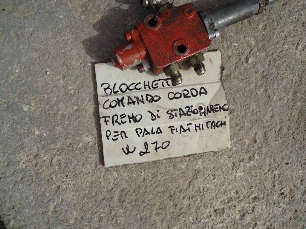 Comando freno a mano per Fiat Hitachi W270 Foto 4