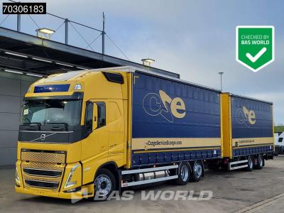 Volvo FH 460 6X2 Curtainsider Combi LNG Engine Sliding roof Lift Axle I-Park cool VEB+ in vendita da BAS World B.V.