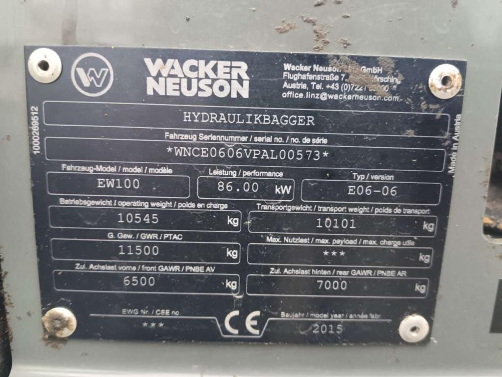 Wacker Neuson EW100-1 Foto 8