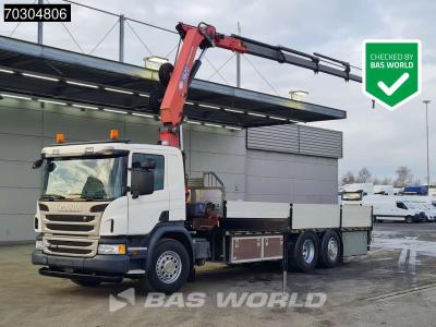 Scania P360 P 6X2 HMF 1820-K4 Kran Crane Lift+Steering Axle Air suspension Euro 6 in vendita da BAS World B.V.