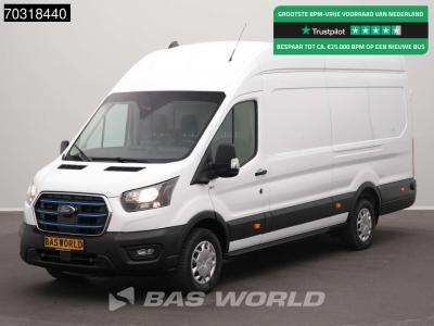 Ford e-Transit 184pk Elektrisch 68kWh 317km WLTP L4H3 Hoog Dak Navi Airco Cruise Parkeersensoren v+a SYN in vendita da BAS World B.V.