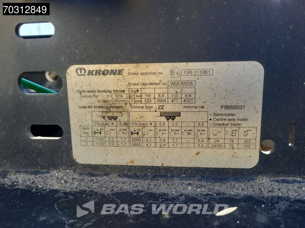Krone ZZ 2 axles TUV 12/26 20ft Foto 28